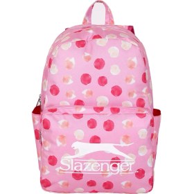 Resim Slazenger Açık Pembe Pudra Desenli Kolej Sırt Çantası 21117 - Okul Çantası 