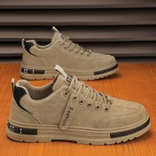 Resim Erkekler İçin Alçak Topuk Moda Ayakkabı, Casual Sokak Spor Ayakkabıları, Düz Renk, Bağımsız Kapatma, PU Üst, Kumaş Astar, PVC Taban, Kumaş İç Taban, Yuvarlak Parmak, Yürüyüş, Günlük Giyim ve Outdoor Aktiviteler İçin, Tüm Mevsim Ayakkabı 