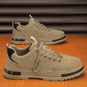 Resim Erkekler İçin Alçak Topuk Moda Ayakkabı, Casual Sokak Spor Ayakkabıları, Düz Renk, Bağımsız Kapatma, PU Üst, Kumaş Astar, PVC Taban, Kumaş İç Taban, Yuvarlak Parmak, Yürüyüş, Günlük Giyim ve Outdoor Aktiviteler İçin, Tüm Mevsim Ayakkabı 