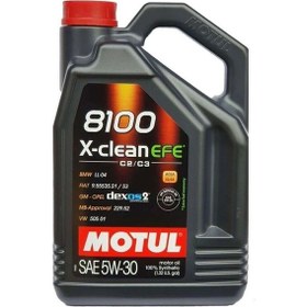 Resim Motul 8100 X-Clean Efe 5W-30 Partiküllü Dpf C3 Dexos2 Motor Yağı 5 L 