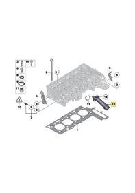 Resim Bmw Ve Mini Uyumlu N47N N47S1 N57N Ve N57Z Motor Su Flanşı 111278 