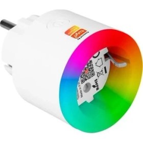 Resim S-Link Swapp Sl-03 16A Akım Korumalı Akıllı Priz Rgb Işıklı 2.4 G Wifi Tuya Destekli 