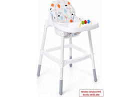 Resim Tois Konfor Plus Mama Sandalyesi Minderi - Kaymaz & Yumuşak - Ergonomik Yan Destekli 