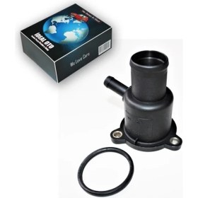Resim İdeal Otomotiv 1 Adet Renault Clio, Megane, Scenic, Laguna, Kango Termostat Kapağı ve Contası 