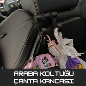Resim Toprakshop Araba Koltuğu Başlığı Çanta Kancası 