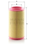 Resim MANN C27023 Hava Filtresi Man D 2066-2676-3876 Uyumlu Euro 6 Motorlar 