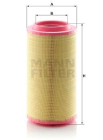 Resim MANN C27023 Hava Filtresi Man D 2066-2676-3876 Uyumlu Euro 6 Motorlar 