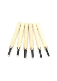 Resim Ağaç Oyma Hobi Seti 6 Parça Extra Kalite Çelik Bıçak 