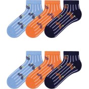 Resim Mem Socks 6'lı Bisiklet Desenli Çocuk Patik Çorap 