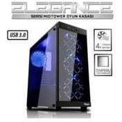 Resim PowerBoost VK-A002S 250w ATX Shiny Piano Siyah Kasa 