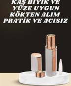 Resim shopwave KAŞ BIYIK VE YÜZ EPİLASYON ALETİ VE TİTREŞİMLİ YÜZ TEMİZLEME MASAJ ALETİ İKİLİ SET 