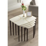 Resim Canisa Concept Lyon Serisi , 4lü Zigon Sehpa Takımı , Üst Kalite 1.sınıf Mdf 