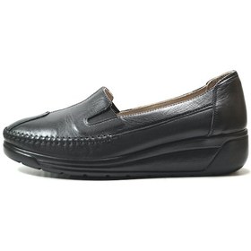 Resim Beety 134 Hakiki Deri Siyah Ortopedik Kadın Anne Ayakkabı Siyah 