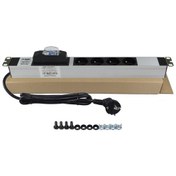Resim Amp Connect 19 İnç 1U 4 Çıkş Ups Fransız Otomatik Sigortalı 