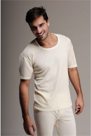 Resim Hasyün % 100 Merinos % 100 Naturel () 2'li Paket Alt Ve Kısa Kol Üst 