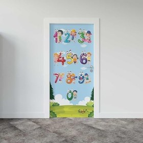 Resim Kapı Giydirme Kapı Sticker Folyosu Rakamlar 