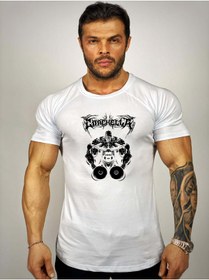Resim Black İstanbul Coachella Baskılı Fitness Tshirt 