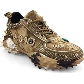 Resim Guja 351-3 Günlük Taşlı Bayan Spor Ayakkabı-Bej 
