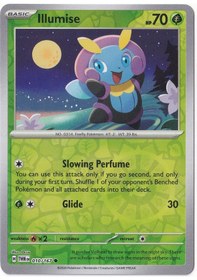 Resim Illumise Reverse Holo 010/167 - Twilight Masquerade - Pokemon Kartı Mint 