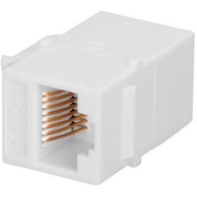 Resim Rj45 Dişi - Dişi Cat. 6 Keystone Jack - Beyaz 