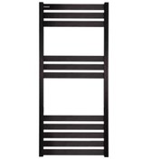Resim ULUMAK Siyah Mat Alüminyum Havlupan 50*1100 Cm Termorad Petsa Slim 