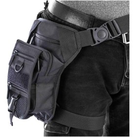 Resim Genel Markalar Siyah Özel Bölmeli Silah Taşıma Çantası 27CmX21Cm Bel ve Bacak Çantası 