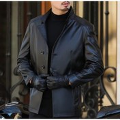 Resim NYC GİYİM TEKSTİL Kalın Hakiki Dana derisi Ceket tarzı mont 