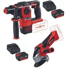 Resim Einhell Herocco 18V Kırıcı Tc-Ag 18/115 Avuç Taşlama 2x4.0Ah Set 
