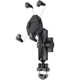 Resim Vkemall 360 Dönebilen Otomatik Kilitli Motosiklet Telefon Tutucu - 3.5-7 İnç Telefonlar İçin 