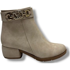 Resim Erbay 535-26 Yağlı Deri Trend Fashion Kadın Bot Bej 