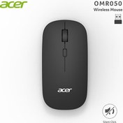 Resim Omr050 1000-1200-1600 DPI Siyah Kablosuz Sessiz Tuşlu Mouse Acer