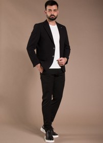 Resim Dokulu Slim Fit Ceket Blazer - 50 