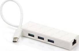 Resim USB3.1 Type-C - 3xUSB3.0HUB+ Gigabit Ethernet Dark