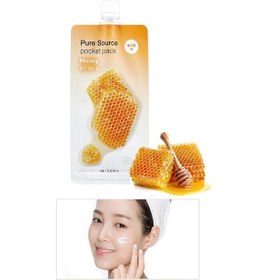 Resim Missha Besleyici ve Nemlendirici Bal Özlü Uyku Maskesi 10ml Pure Source Pocket Pack Honey 