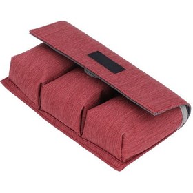 Resim Skycity 3 Bölmeli Drone Ve Kamera Pil Saklama Çantası - Mavic 2/mini 4 Pro/mini 3/avata Uyumlu - Su Geçirmez Nylon - Hafif Ve Taşınabilir - Kırmızı Tuğla Rengi 