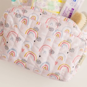 Resim Gökkuşağı Su Geçirmez Bebek Bakım Çantası 