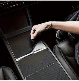 Resim Hightower Tesla Model 3 Highland & Model Y Juniper Konsol Koruyucu Kılıf Kırmızı 