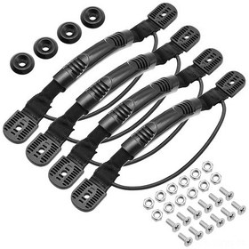 Resim Neevoyu Kano Ve Kayak İçin Dayanıklı Nilon Tutamak, Ergonomik Tasarım, Paslanmaz Çelik Vida İle Sabitlenir, 4 Adet Set - Kk-t14 
