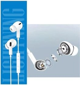 Resim iPhone 12 Pro / 12 Pro Max / 13 Pro / 13 Pro Max Sli uyumlu konlu Lightning Kulaklık, 226GNXY245 Beyaz 