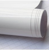 Resim Beyaz Renk Dayanıklı Araç Motor Mobilya Folyosu 126cm X 30 Cm 