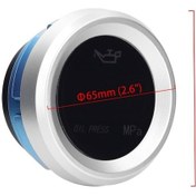 Resim Novahub Dikey Yağ Basıncı Ölçer, Alarmlı, 0-1.00mpa, 9-35v Uygun, Otomobil-motosiklet Yağ Basıncı Göstergesi 