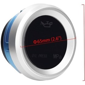 Resim Novahub Dikey Yağ Basıncı Ölçer, Alarmlı, 0-1.00mpa, 9-35v Uygun, Otomobil-motosiklet Yağ Basıncı Göstergesi 