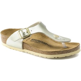 Resim birkenstock 1015593 - ELECTRIC METALLIC GOLD GIZEH KIDS BF ÇOCUK TERLİK 
