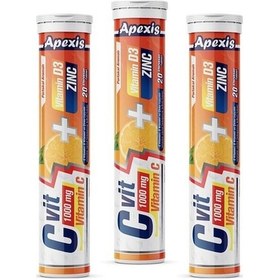Resim Apexis C Vit 1000 Mg C Vitamini 3X20'Li Tablet 