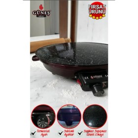 Resim Bordo Katmer Sacı, Termostatlı, Şık ve Kullanışlı Yüksek Kalite YK-025 