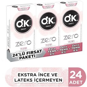 Resim Okey Zero Tenn Prezervatif 3 x 8'li 