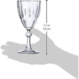 Resim Dıamond Şarap Kadehı 245 cc 6'lı Hediyelik Kutu 