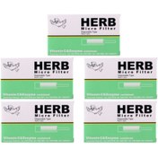 Resim T-Bek Herb Micro Filter KullanAt Sigara Ağızlığı 5li Paket 