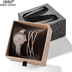Resim Hanyang 6603GY Bileklik Ibso Kristal Bilezik Saatler Set Kadın Yüksek Kaliteli Kuvars Izle Lüks Kadın Izle Bileklik Seti Sevgililer Hediyesi Için (Yurt Dışından) 