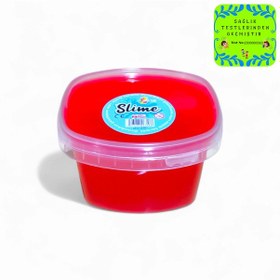 Resim Slime Kırmızı Renk 200 Gr - Hazır Slime Sağlık Sertifikalı 